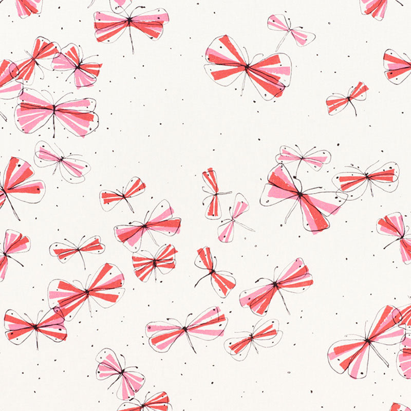 SCHUMACHER  VERA NEUMANN MONARCH'S MARCH PRINTS PRINTS RED , PINK   - 178281