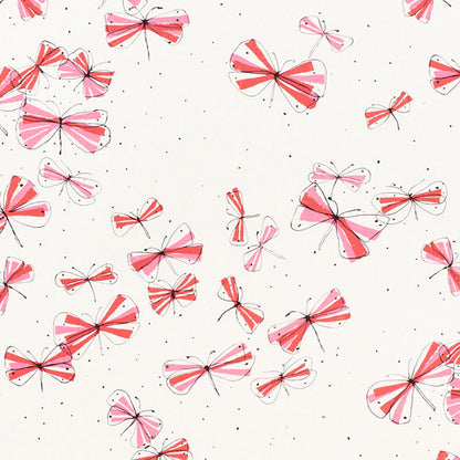 SCHUMACHER  VERA NEUMANN MONARCH'S MARCH PRINTS PRINTS RED , PINK   - 178281