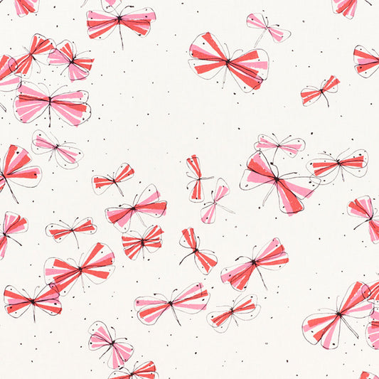 SCHUMACHER  VERA NEUMANN MONARCH'S MARCH PRINTS PRINTS RED , PINK   - 178281