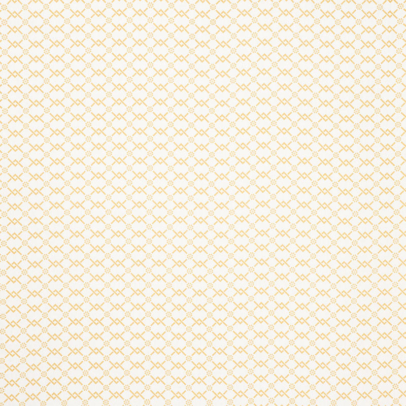 SCHUMACHER  TIMOTHY CORRIGAN FRETWORK FLOWER PRINTS PRINTS SAFFRON   - 178311