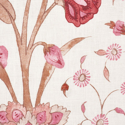 SCHUMACHER  PALAMPORE KHILANA FLORAL PRINTS PRINTS ROSE   - 178332