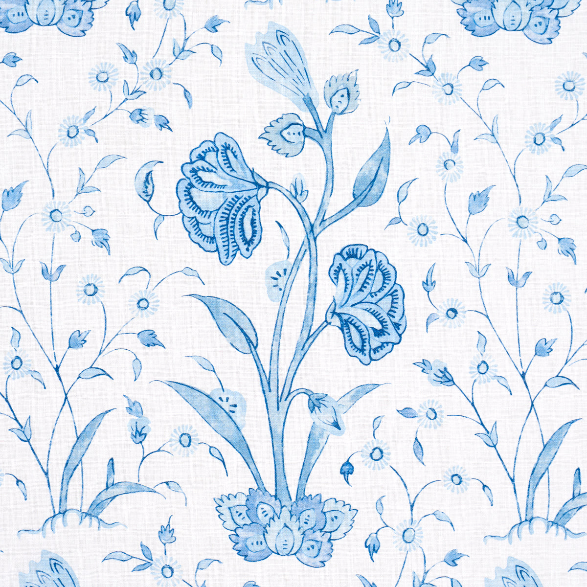 SCHUMACHER JACARANDA KHILANA FLORAL PRINTS PRINTS PORCELAIN - 178335 ...