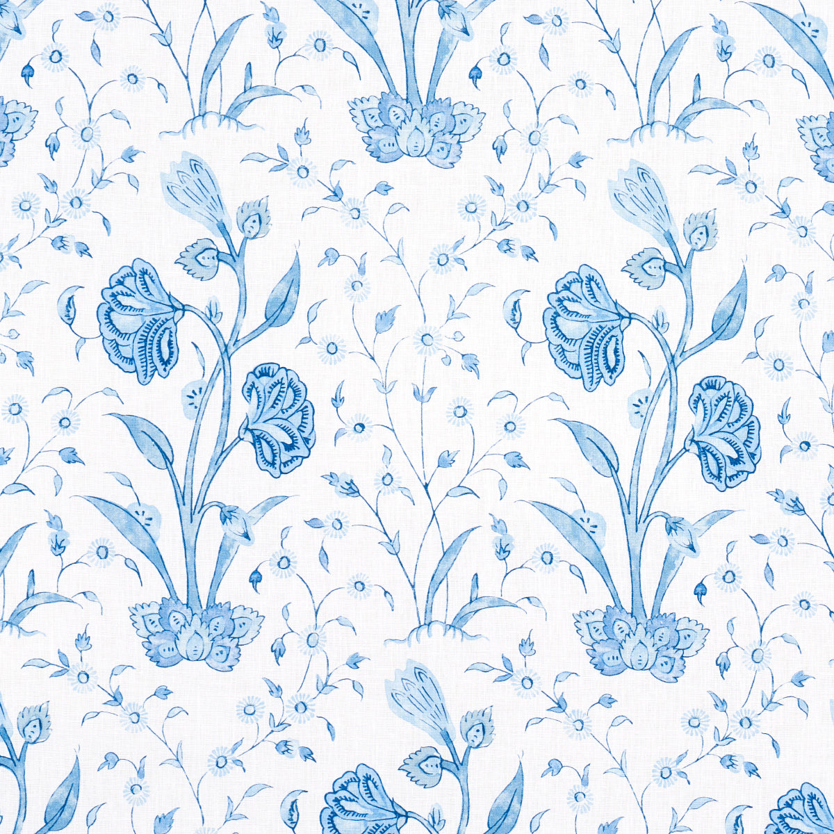 SCHUMACHER JACARANDA KHILANA FLORAL PRINTS PRINTS PORCELAIN - 178335 ...