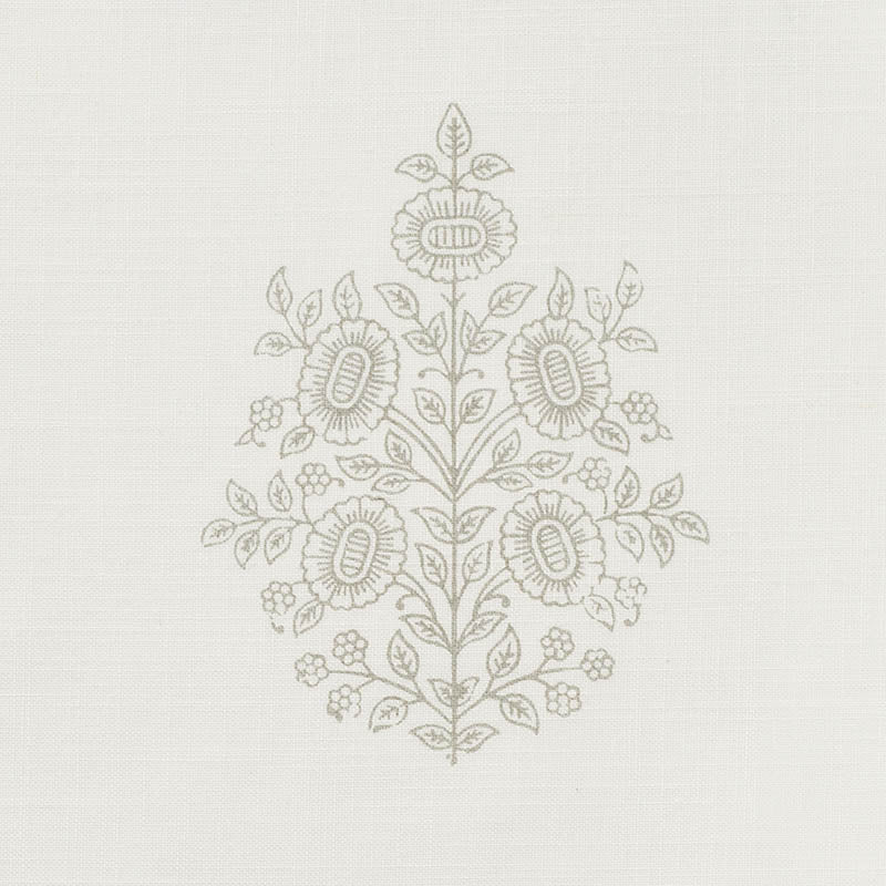 SCHUMACHER  PATTERNED SHEERS & CASEMENTS ASARA FLOWER SHEER SHEERS & CASEMENTS SHEERS & CASEMENTS GREY   - 178370