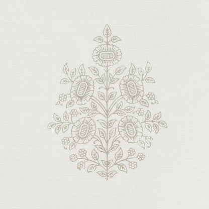 SCHUMACHER  PATTERNED SHEERS & CASEMENTS ASARA FLOWER SHEER SHEERS & CASEMENTS SHEERS & CASEMENTS GREY   - 178370