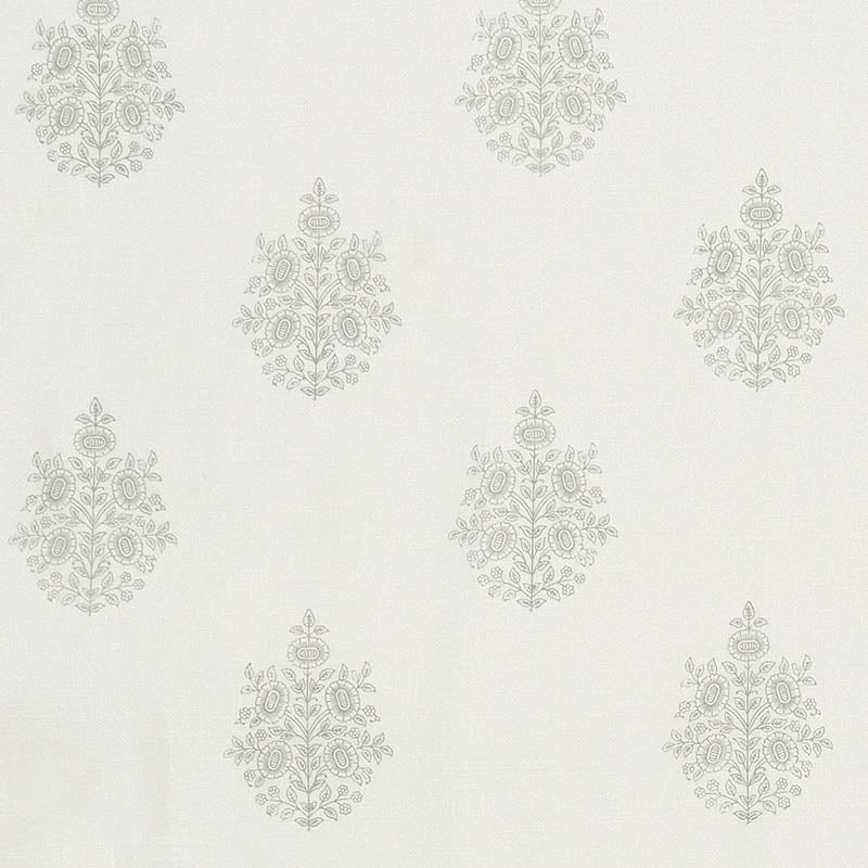SCHUMACHER  PATTERNED SHEERS & CASEMENTS ASARA FLOWER SHEER SHEERS & CASEMENTS SHEERS & CASEMENTS GREY   - 178370