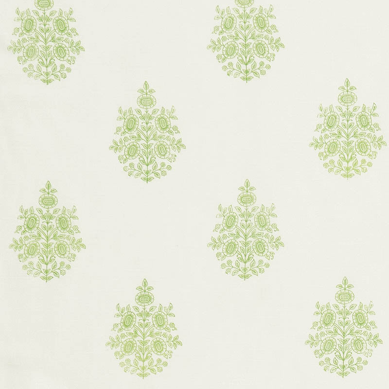SCHUMACHER  PATTERNED SHEERS & CASEMENTS ASARA FLOWER SHEER SHEERS & CASEMENTS SHEERS & CASEMENTS GREEN   - 178371