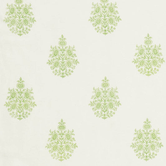 SCHUMACHER  PATTERNED SHEERS & CASEMENTS ASARA FLOWER SHEER SHEERS & CASEMENTS SHEERS & CASEMENTS GREEN   - 178371
