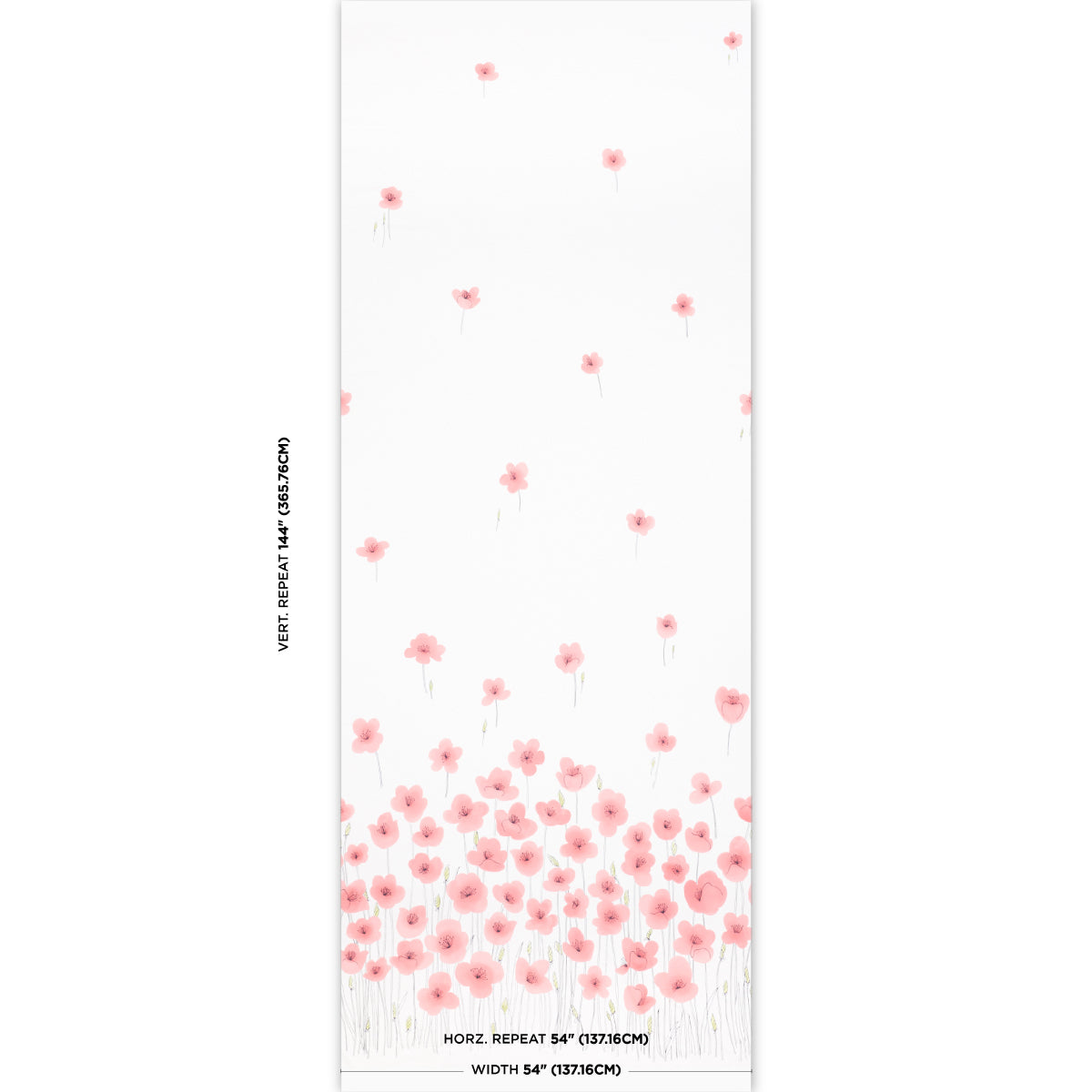 SCHUMACHER  VERA NEUMANN WILD POPPIES PANEL PRINTS PRINTS PINK   - 178391