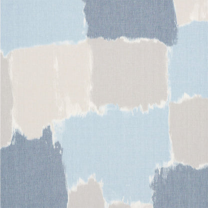 SCHUMACHER  FREEHAND COLORBLOCK IKAT PATTERN WOVENS PATTERN WOVENS DENIM   - 178471