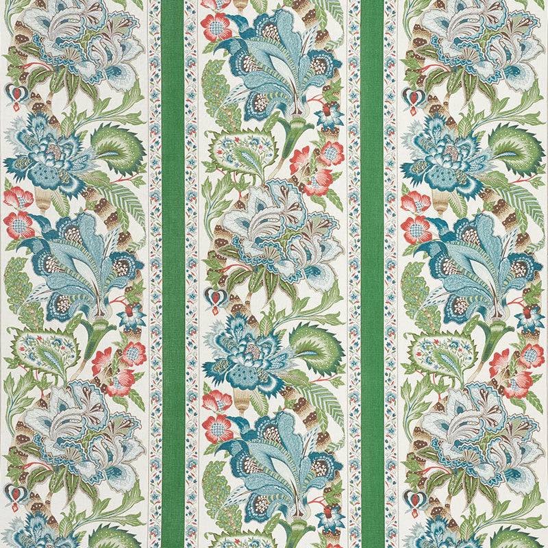 SCHUMACHER  TIMOTHY CORRIGAN ANJOU STRIPE PRINTS PRINTS EMERALD   - 178520