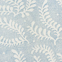 SCHUMACHER  REVISIT OF POPULAR PATTERNS ETCHED FERN   Blue   - 178531