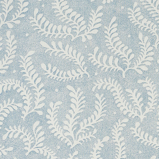 SCHUMACHER  REVISIT OF POPULAR PATTERNS ETCHED FERN   Blue   - 178531