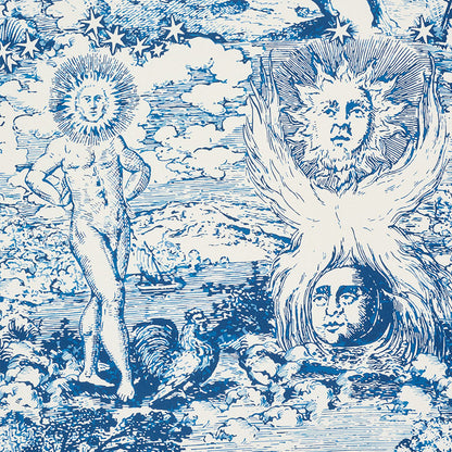 SCHUMACHER  JOHNSON HARTIG MODERN TOILE PRINTS PRINTS INDIGO   - 178620