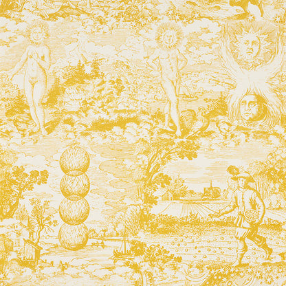 SCHUMACHER  JOHNSON HARTIG MODERN TOILE PRINTS PRINTS YELLOW   - 178622