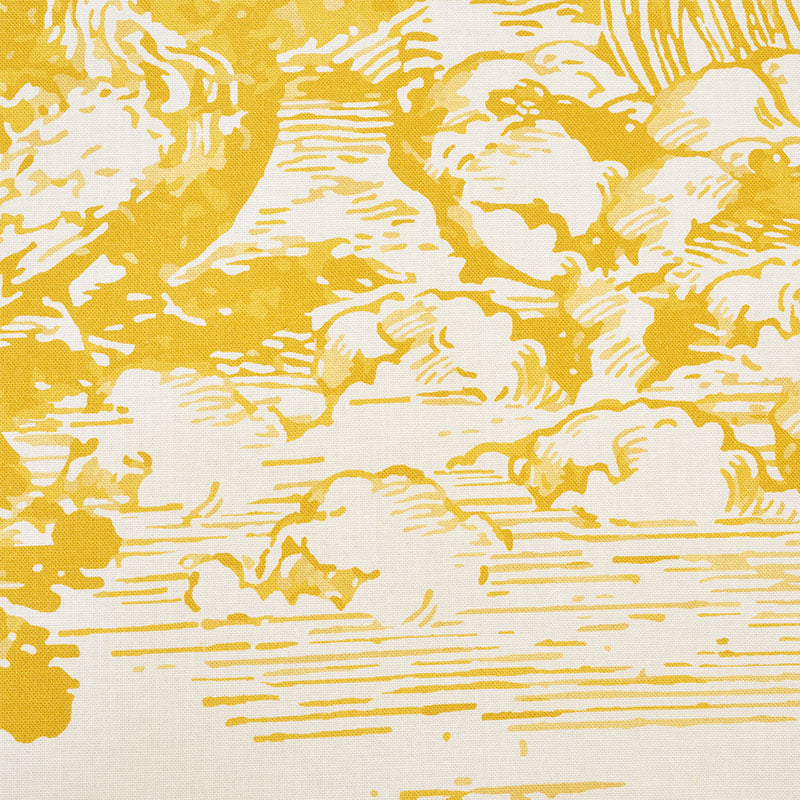 SCHUMACHER  JOHNSON HARTIG MODERN TOILE PRINTS PRINTS YELLOW   - 178622