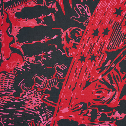 SCHUMACHER  JOHNSON HARTIG MODERN TOILE PRINTS PRINTS PINK , BLACK   - 178623