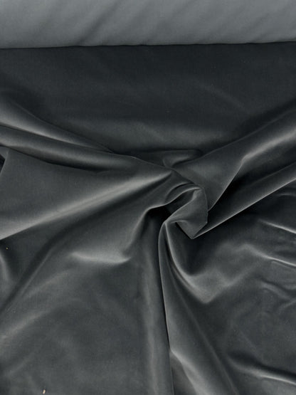 Outlet Versailles Kravet Solid velvet upholstery Gray   - uan-438-3d