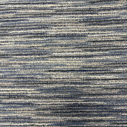 Outlet Twist and Turn Fabricut Textured woven upholstery Blue / Cream   - aqd-252-3d