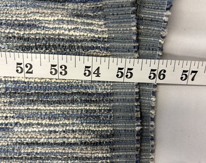 Outlet Twist and Turn Fabricut Textured woven upholstery Blue / Cream   - aqd-252-3d