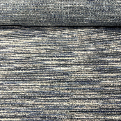 Outlet Twist and Turn Fabricut Textured woven upholstery Blue / Cream   - aqd-252-3d