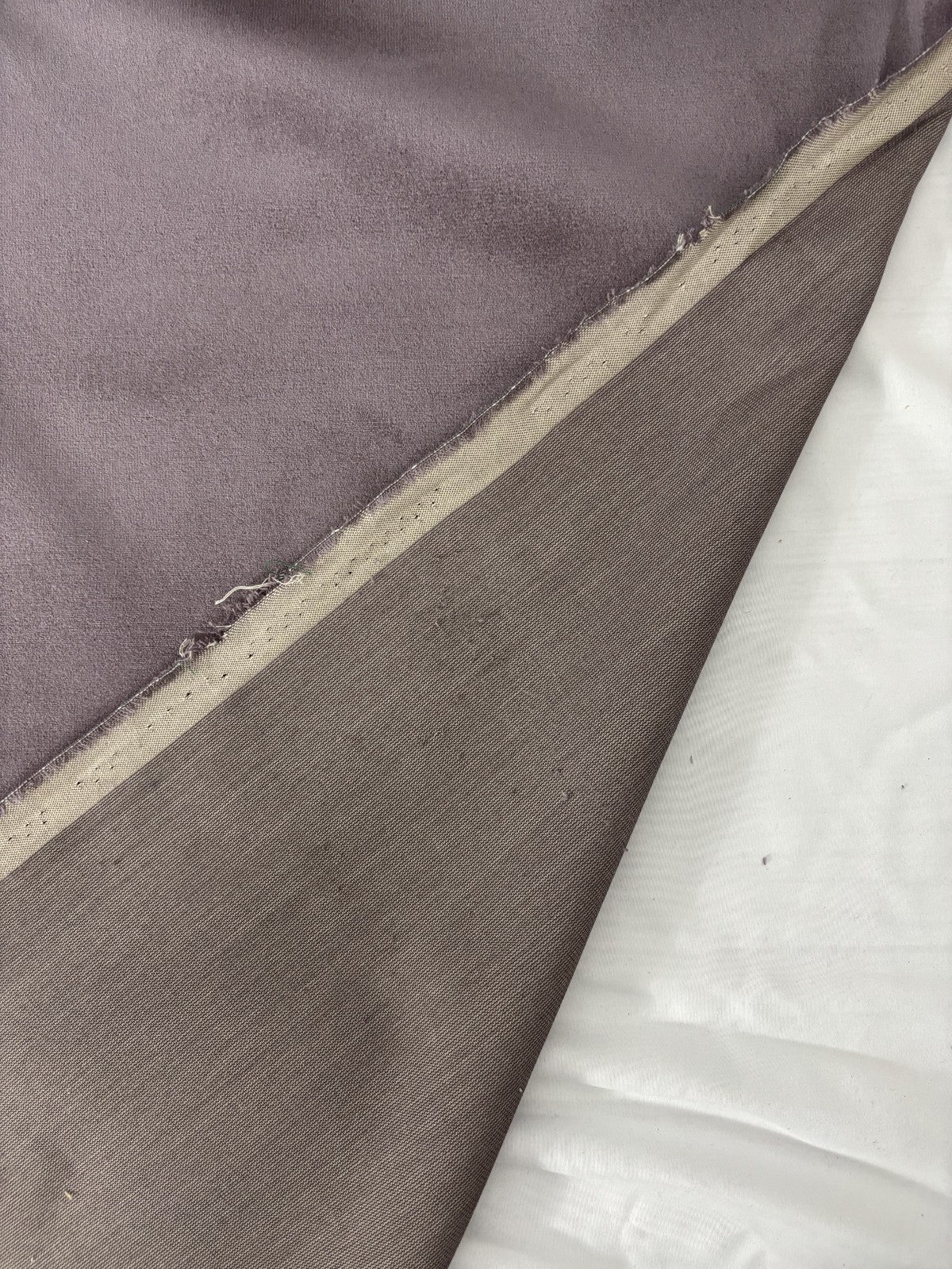 Outlet Plushy Perennials Performance velvet upholstery Lavender   - uxd-183-3d