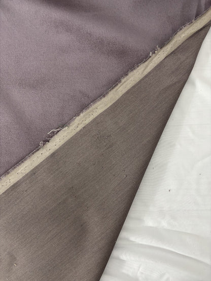 Outlet Plushy Perennials Performance velvet upholstery Lavender   - uxd-183-3d