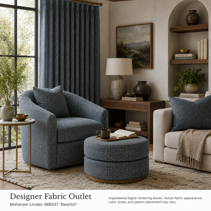 Outlet Linden Maharam Heavy-duty upholstery Bewitch / Blue Gray   - lmy-023-3d