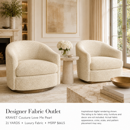Outlet Love Me Kravet Couture Boucl? / Chenille Upholstery Fabric Pearl   - fiq-832-3d