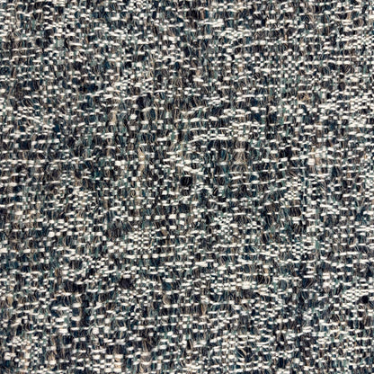 Outlet Deauville Metaphores Textured luxury tweed / jacquard Marte Blue   - iae-405-3d