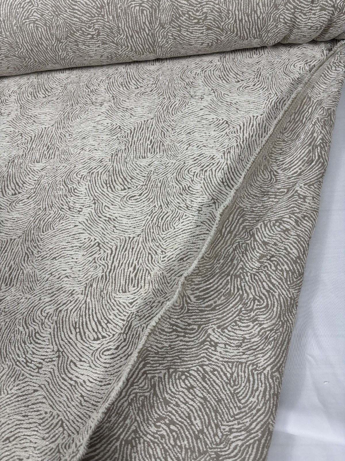 Outlet Levante Clarke & Clarke Textured velvet / multipurpose  Ivory   - 3d-fyxzogz1h82t6dgmos5fgkln2lgny