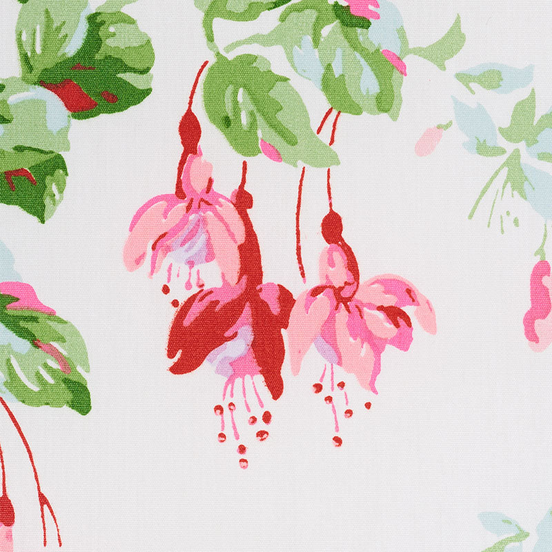 SCHUMACHER  REVISIT OF POPULAR PATTERNS GARDEN GATE CHINTZ PRINTS PRINTS MAGENTA   - 178681