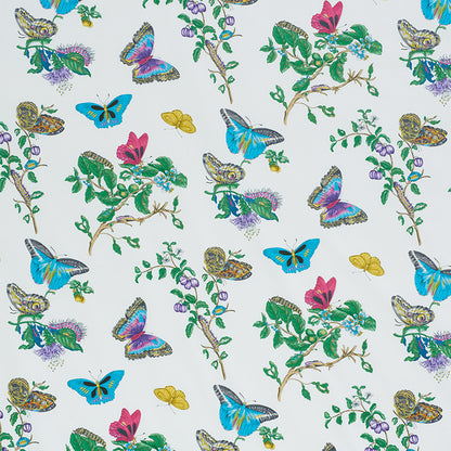 SCHUMACHER  SCHUMACHER CLASSICS BAUDIN BUTTERFLY CHINTZ PRINTS PRINTS TURQUOISE   - 178721