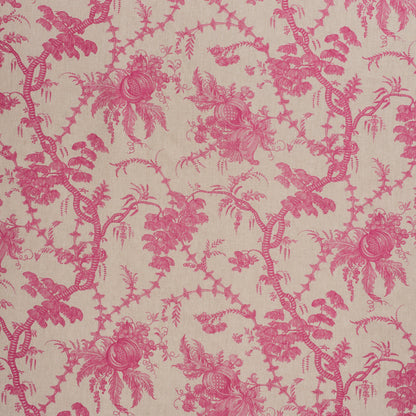 SCHUMACHER FABRIC  SCHUMACHER FABRIC CLASSICS SAN CRISTOBAL TOILE   MAGENTA   - 178730