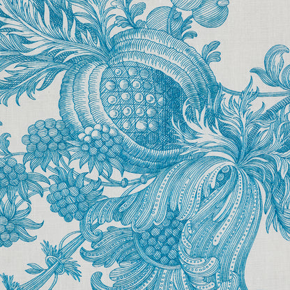 SCHUMACHER  SCHUMACHER CLASSICS SAN CRISTOBAL TOILE PRINTS PRINTS PEACOCK   - 178731