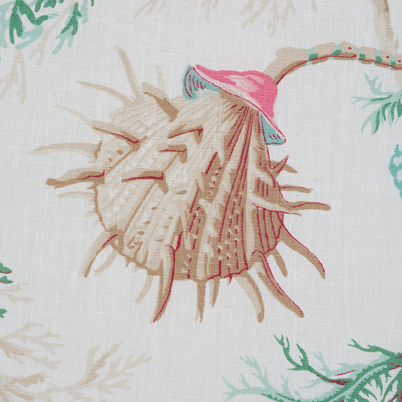 SCHUMACHER  SCHUMACHER CLASSICS DEL TESORO PRINTS PRINTS PINK , AQUA   - 178761