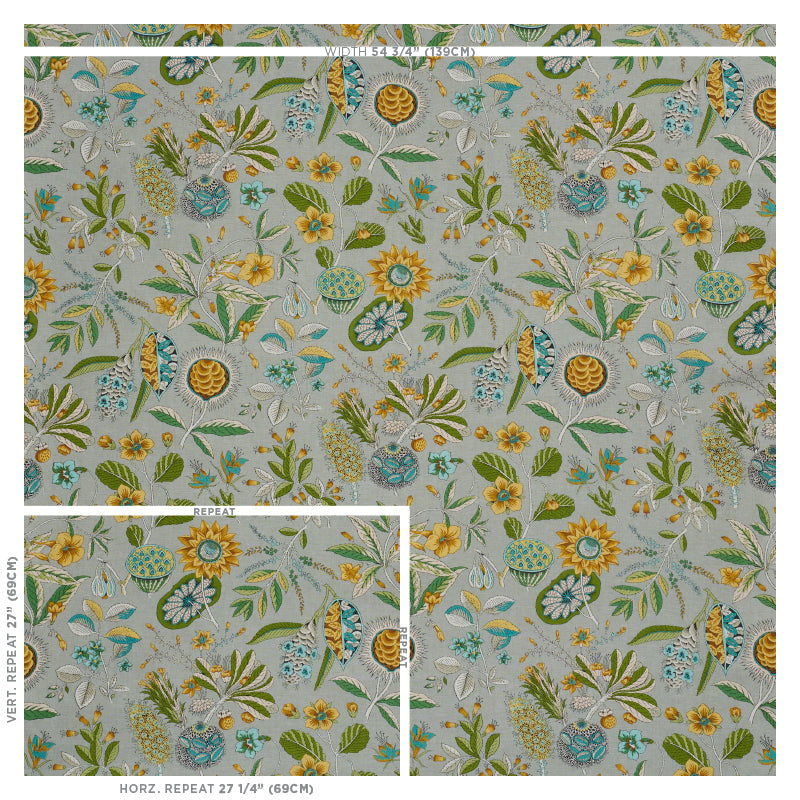 SCHUMACHER  SCHUMACHER CLASSICS ROCA REDONDA PRINTS PRINTS GREY , OCHRE   - 178771