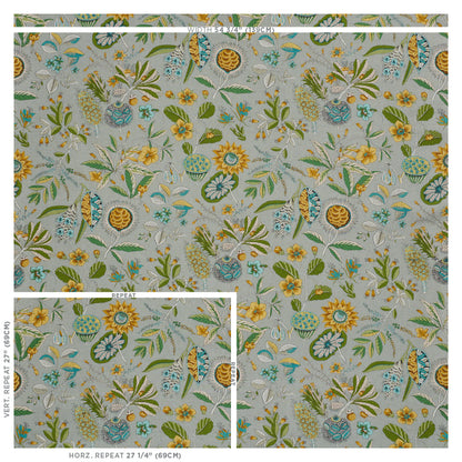 SCHUMACHER  SCHUMACHER CLASSICS ROCA REDONDA PRINTS PRINTS GREY , OCHRE   - 178771