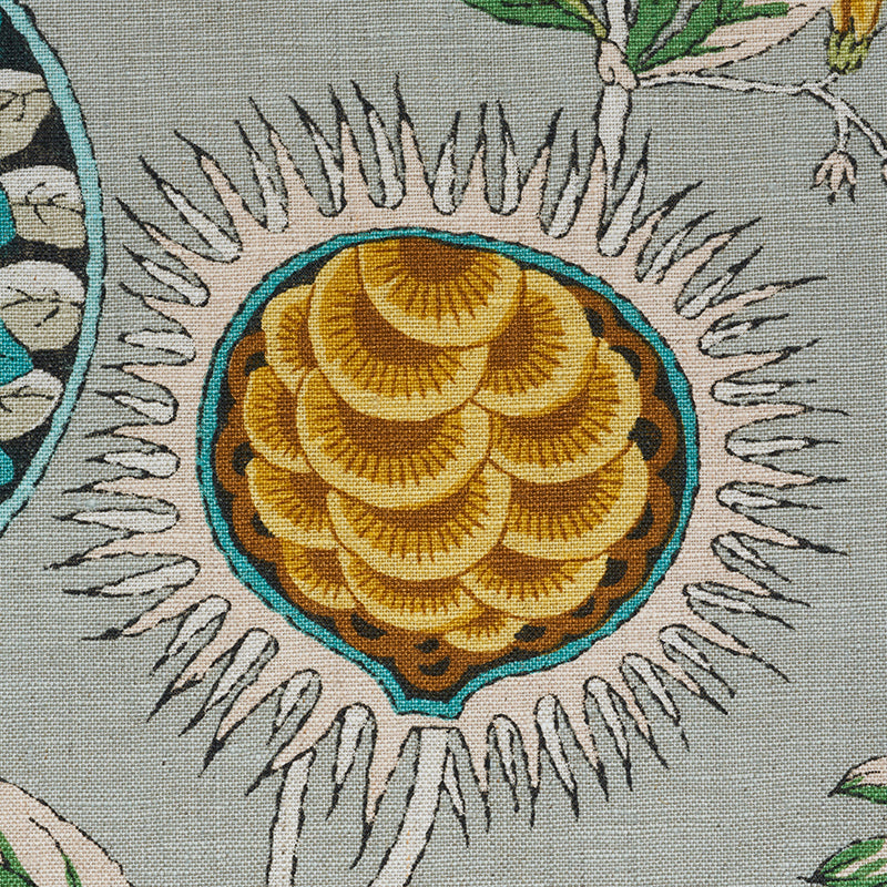 SCHUMACHER  SCHUMACHER CLASSICS ROCA REDONDA PRINTS PRINTS GREY , OCHRE   - 178771