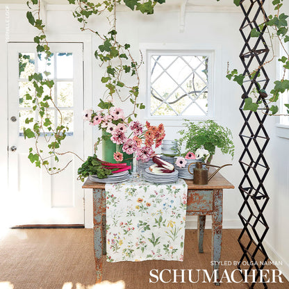 SCHUMACHER FABRIC  SCHUMACHER FABRIC CLASSICS FLOREANA   BERRY   - 178791