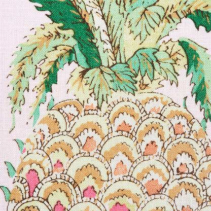 SCHUMACHER  ISOLA INDOOR/OUTDOOR PINEAPPLES CHINTZ PRINTS PRINTS BLUSH   - 178802