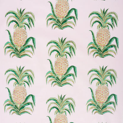 SCHUMACHER  ISOLA INDOOR/OUTDOOR PINEAPPLES CHINTZ PRINTS PRINTS BLUSH   - 178802