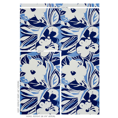 SCHUMACHER  FLOWER POWER STEVIE PRINTS PRINTS BLUE   - 178862
