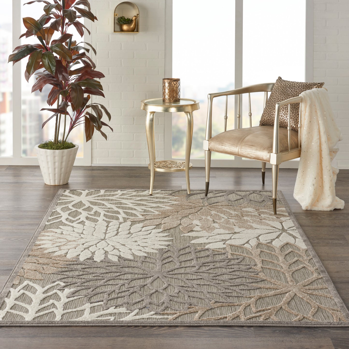 Nourison Rugs Nourison Home   Tropical 5' X 8'    - 099446738950