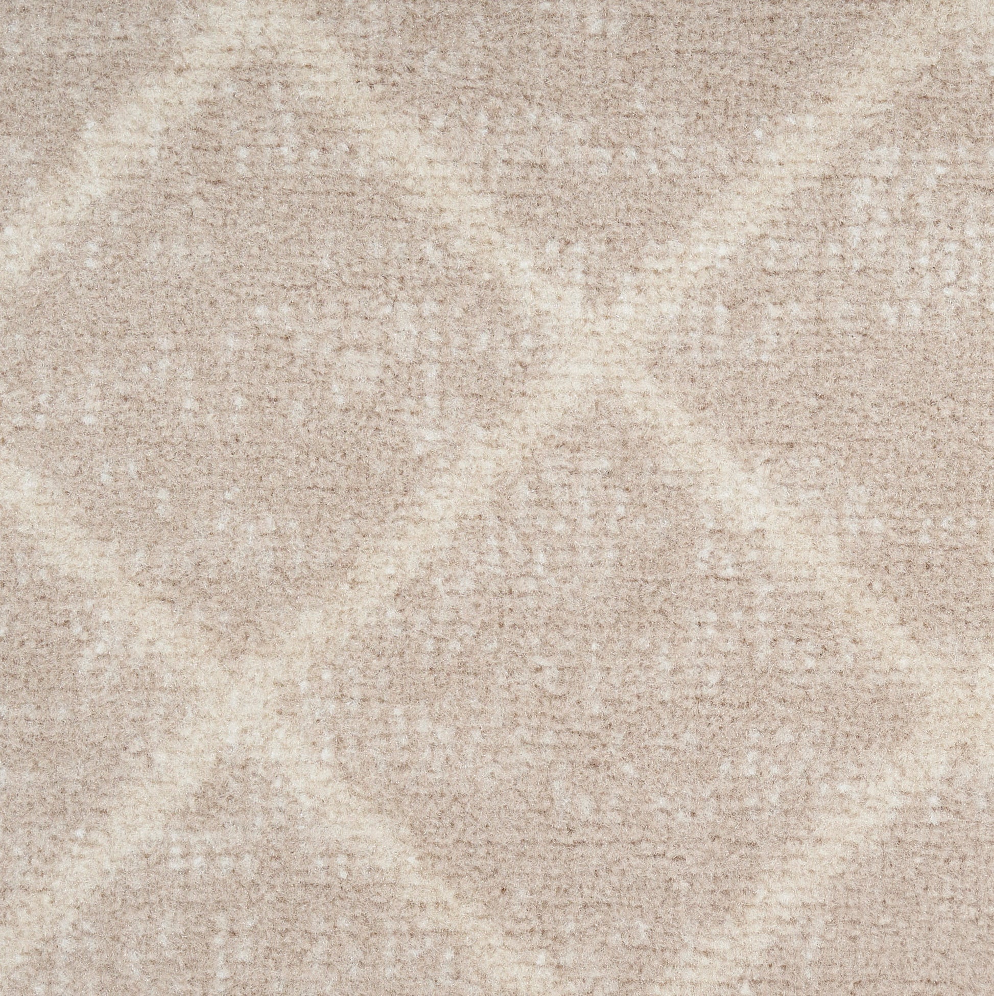Beige textured area rug with a soft plush pile and subtle diamond geometric pattern.