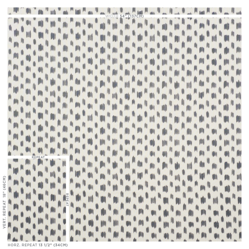 SCHUMACHER  SCHUMACHER x WILLIAMS SONOMA IZMIR IKAT PRINTS PRINTS BLACK   - 179011