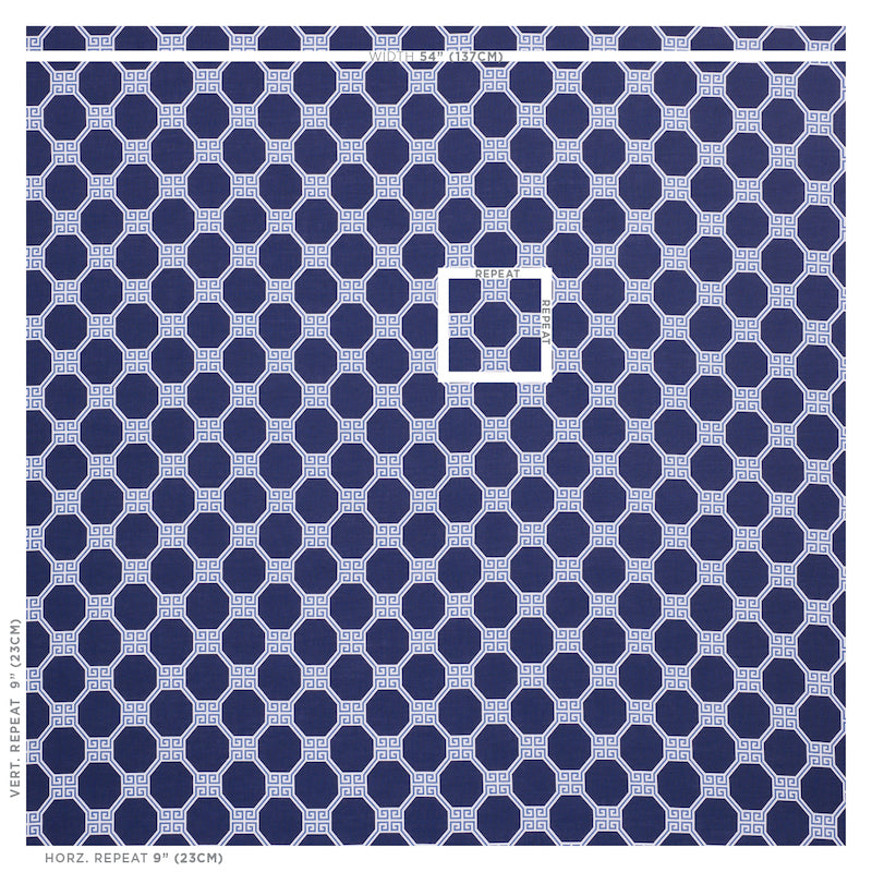 SCHUMACHER  SCHUMACHER x WILLIAMS SONOMA OCTAVIA PRINTS PRINTS BLUE   - 179020