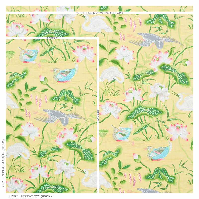 SCHUMACHER  SIGNATURE SCHUMACHER LOTUS GARDEN PRINTS PRINTS YELLOW   - 179040