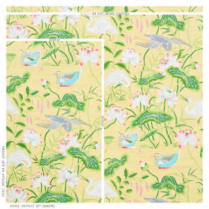 SCHUMACHER  SIGNATURE SCHUMACHER LOTUS GARDEN PRINTS PRINTS YELLOW   - 179040