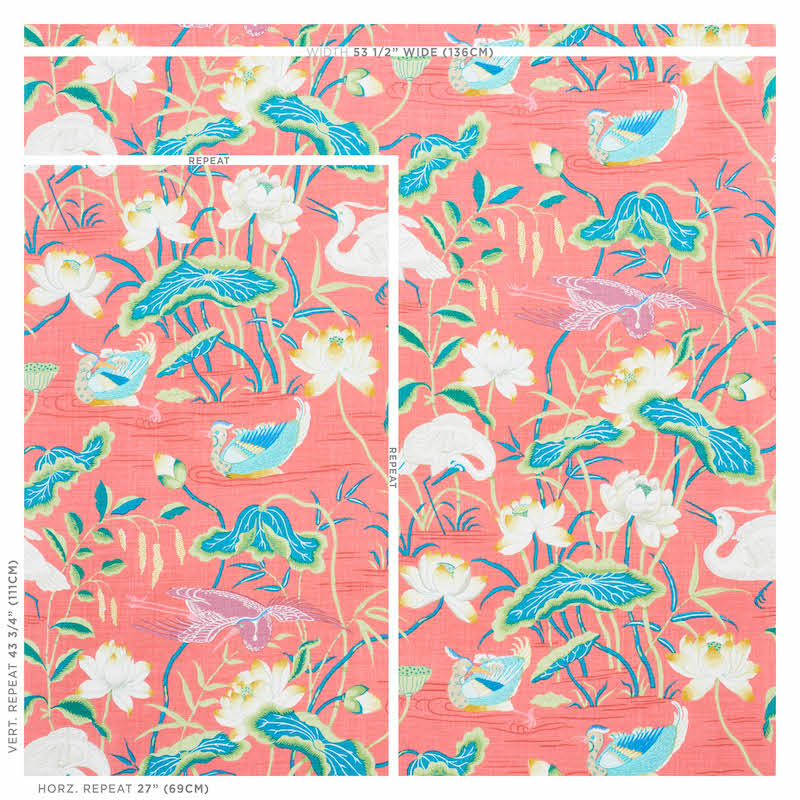 SCHUMACHER  SIGNATURE SCHUMACHER LOTUS GARDEN PRINTS PRINTS RED   - 179041